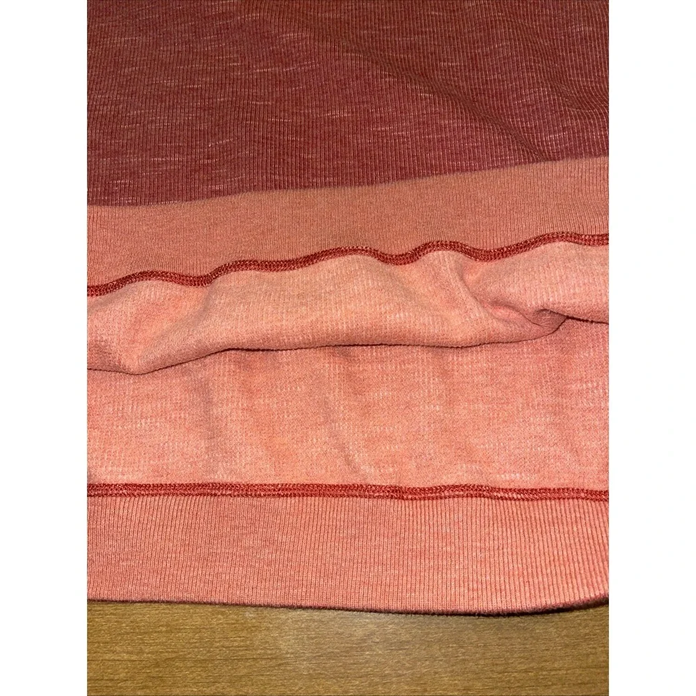 Tommy Bahama Quarter Zip Sweater Men 3XL Coral 🪸‎ Long Sleeve Logo Preppy